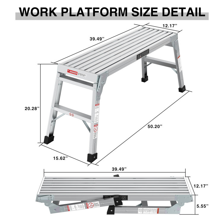 Aluminum deals step bench